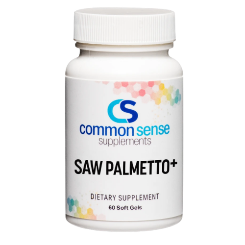 "common sense saw palmetto prostate control"