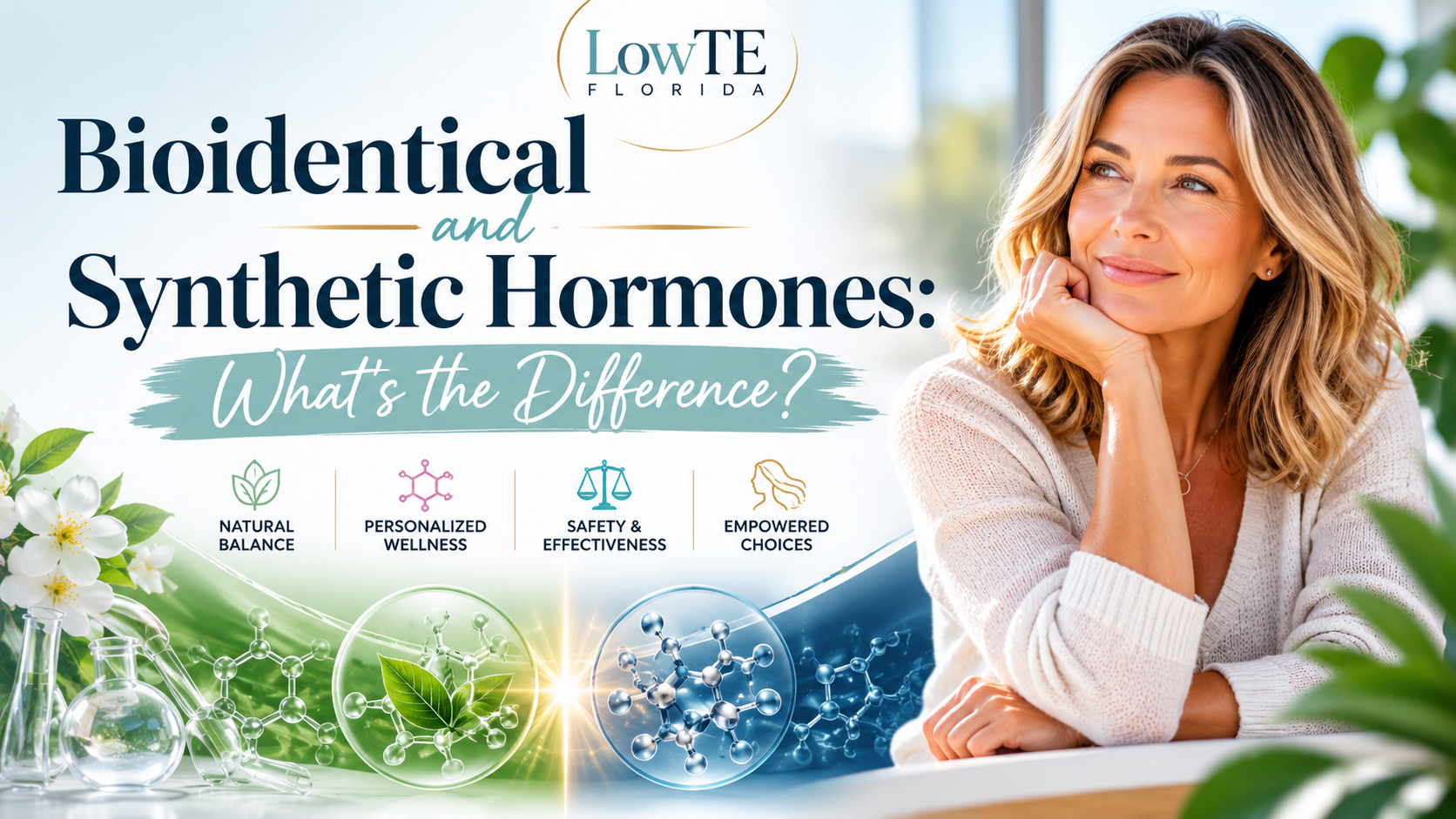 "bioidentical versus synthetic hormones whats the difference"